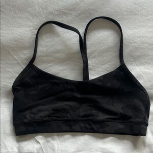 Lululemon Black Camo Sports Bra